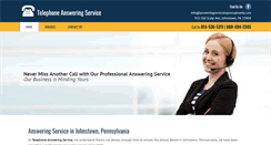 Desktop Screenshot of answeringserviceinpennsylvania.com