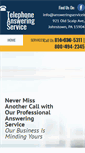 Mobile Screenshot of answeringserviceinpennsylvania.com